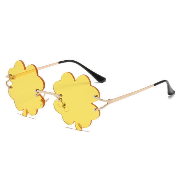 Green Sprite Four-leaf Sunglasses - Image 7