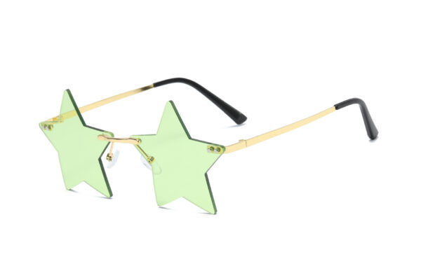 Rimless Start Shape Sunglasses - Image 2