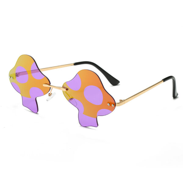 Mushroom Rimless Sunglasses - Image 5