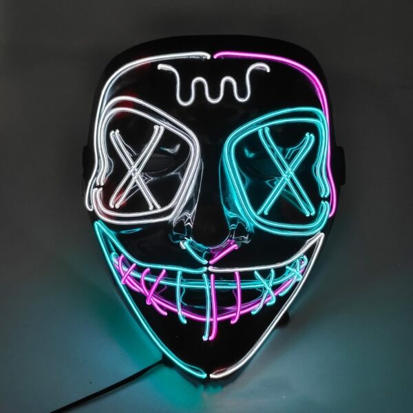 EL Horror Full Face Glow Mask - Image 4