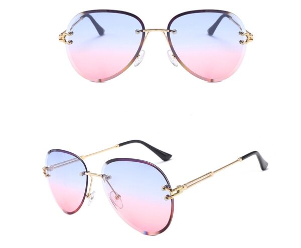 foreign trade rimless Sunglasses - Image 5