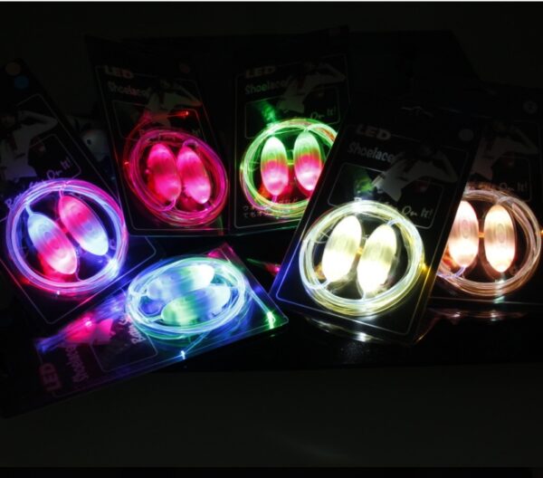 Glow-in-the-Dark Flash Light Shoelaces - Image 3