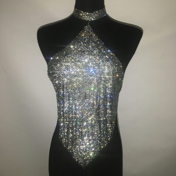 Off Shoulder Body Chain Festival Top - Image 4