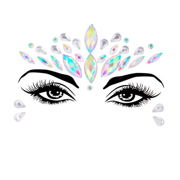 Festival Masquerade Face Decoration Stickers - Image 2