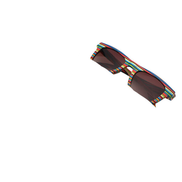 Outdoor Colourful Wood Sunglasses - Image 2