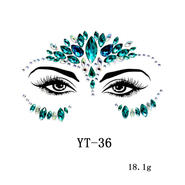 Acrylic Face Sticker - Image 3