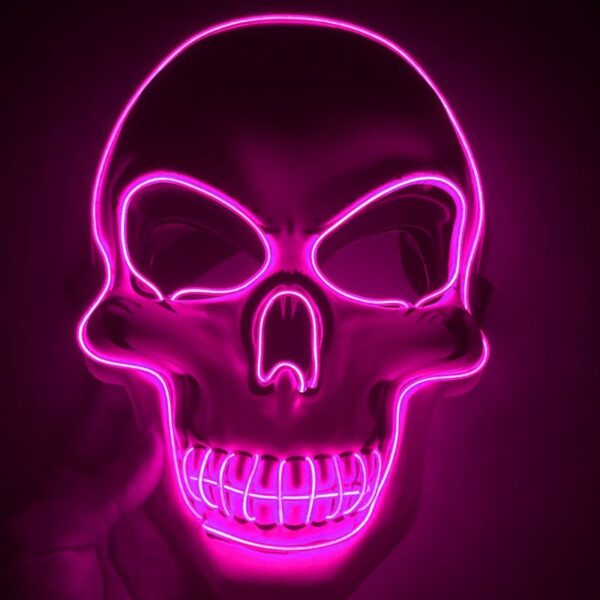 Skeleton Mask LED Glow Scary