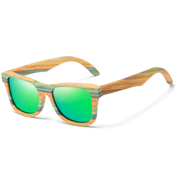 Wooden Polarized Bamboo Sunglasses - Image 6