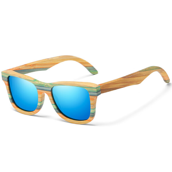 Wooden Polarized Bamboo Sunglasses - Image 2