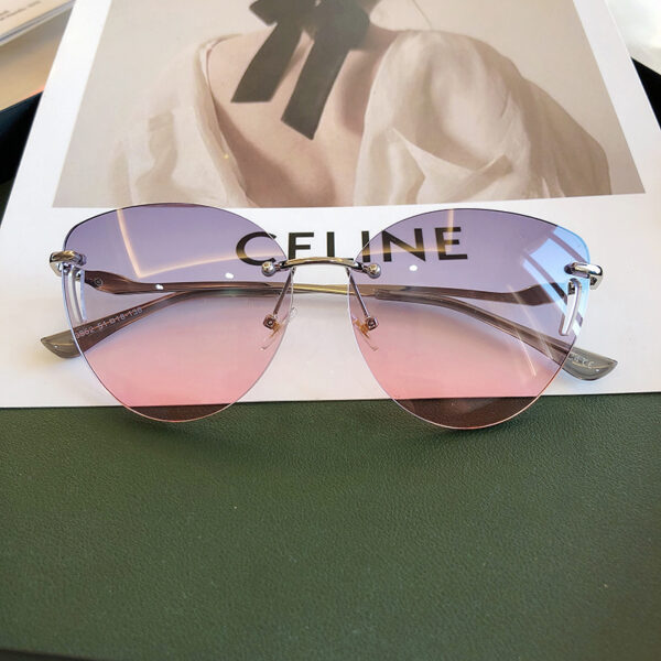 Small Frame Anti Ultraviolet Sunglasses - Image 6