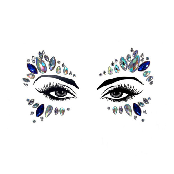Resin Carnival Drill Sticker Masquerade Face Decoration - Image 4