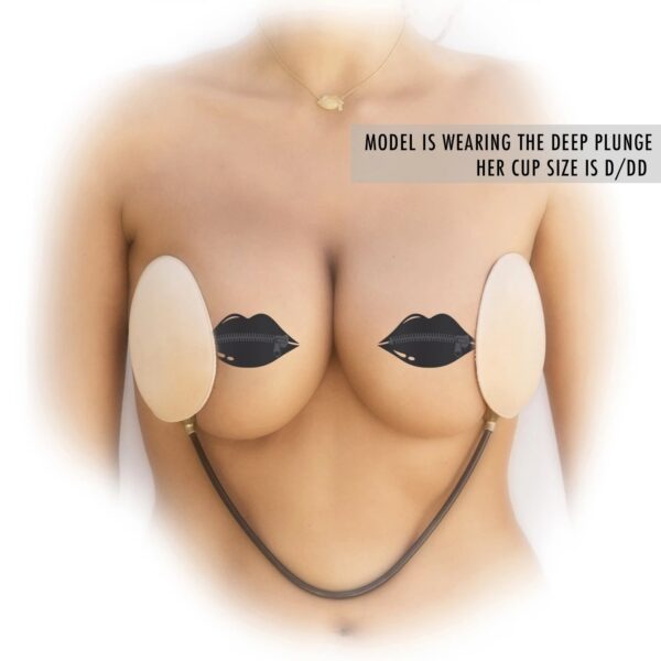 Shaped Chest Patch Thin Silicone Solid Nipple - Image 4