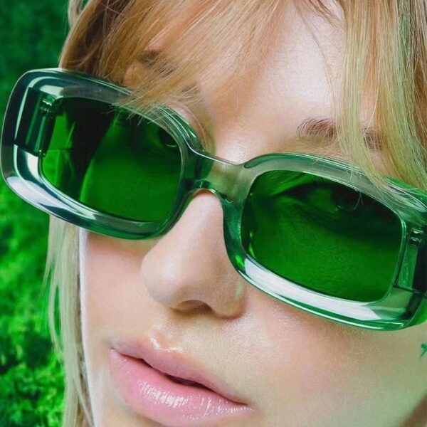 Therapy Colour Vertical Striped Concave Sunglasses