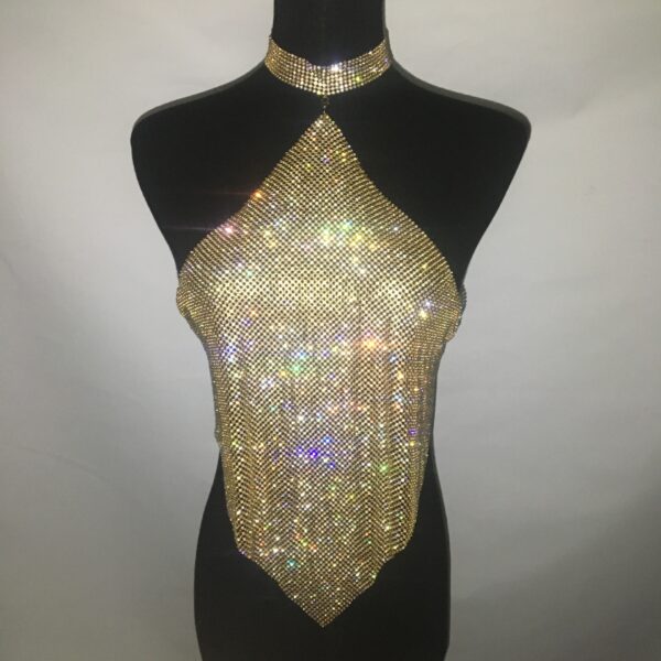 Off Shoulder Body Chain Festival Top - Image 3