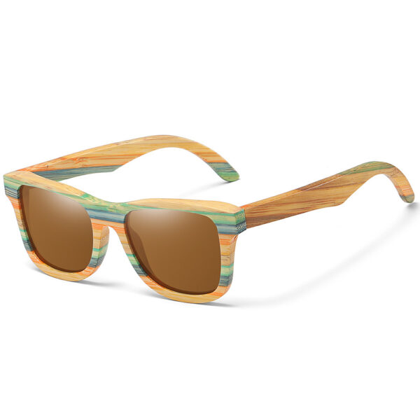 Wooden Polarized Bamboo Sunglasses - Image 5