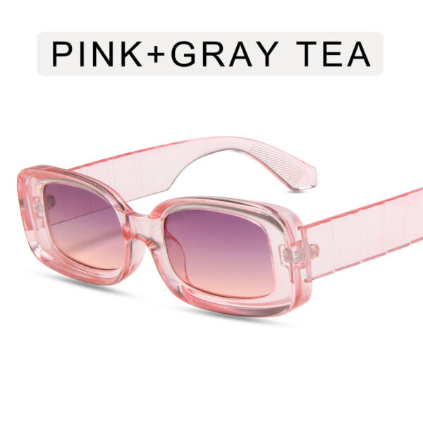 Therapy Colour Vertical Striped Concave Sunglasses - Image 8