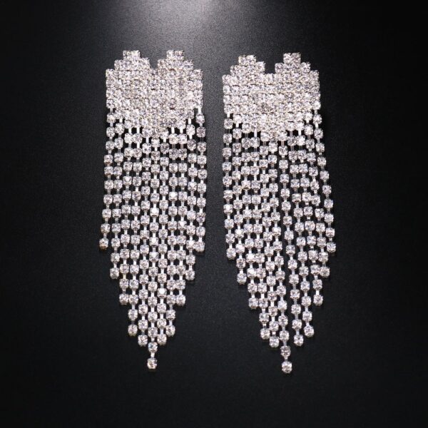 Water Droplet Tassel Circular Chest Nipple Patch - Image 6