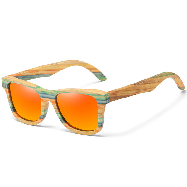 Wooden Polarized Bamboo Sunglasses - Image 4