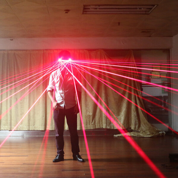 Laser Luminous Glasses LED Dance Atmosphere
