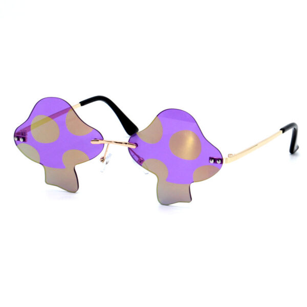 Mushroom Rimless Sunglasses - Image 6