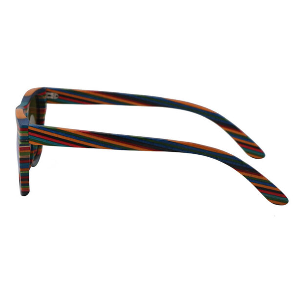 Outdoor Colourful Wood Sunglasses - Image 5