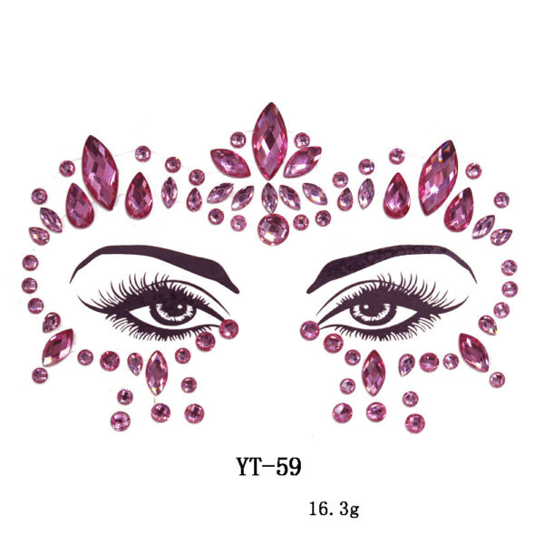 Natural Resin Tattoo Stickers Masquerade Party - Image 7