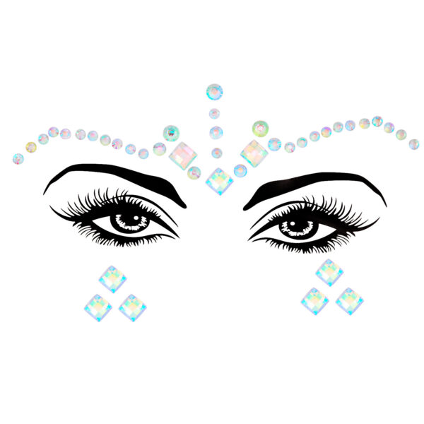 Festival Masquerade Face Decoration Stickers - Image 3