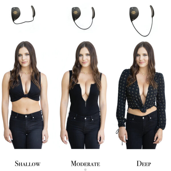 Shaped Chest Patch Thin Silicone Solid Nipple - Image 2