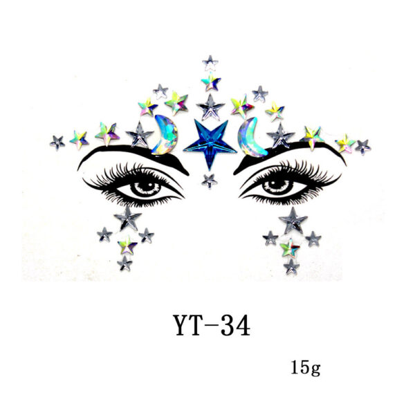 Acrylic Face Sticker - Image 4