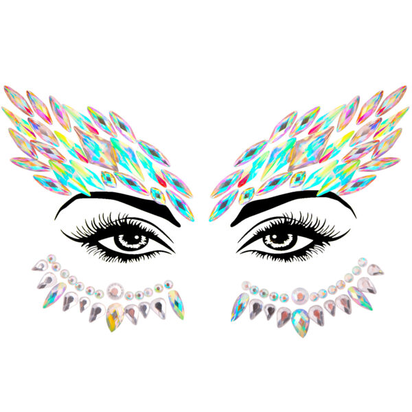 Resin Carnival Drill Sticker Masquerade Face Decoration - Image 3