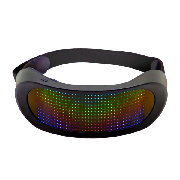 LED Dynamic Blinds APP Bluetooth Luminous Glasses - Image 2
