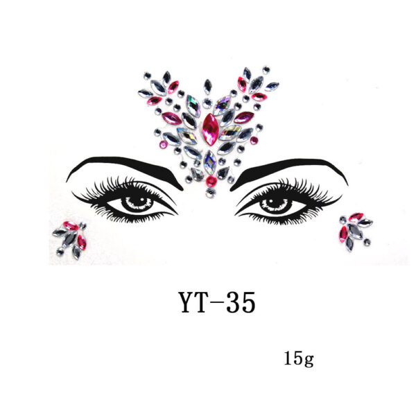 Acrylic Face Sticker - Image 2