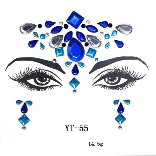 Natural Resin Tattoo Stickers Masquerade Party - Image 3
