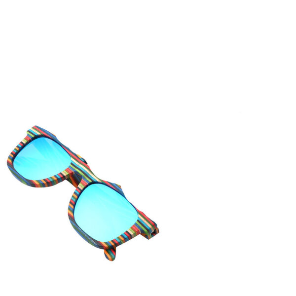 Outdoor Colourful Wood Sunglasses - Image 8