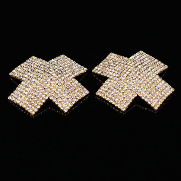 Water Droplet Tassel Circular Chest Nipple Patch - Image 8