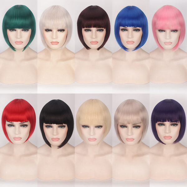 Festival Wig Short Hair Bob - Image 3