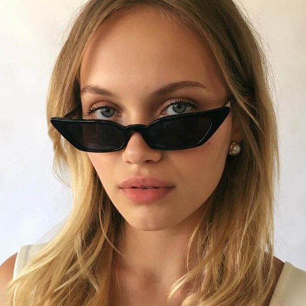 Cat Eye Sunglasses Women Small Size - Image 10