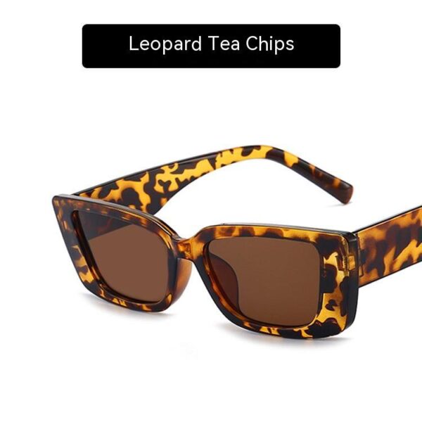 Jelly Color Square Sun Glasses Concave Shape - Image 9