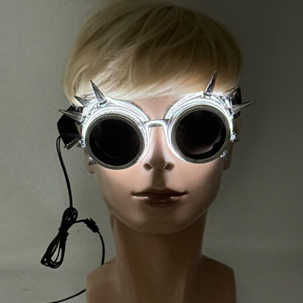 Glow Steampunk Festival Goggles - Image 9