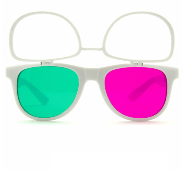 GloFX Flip 3Diffraction Glasses- White
