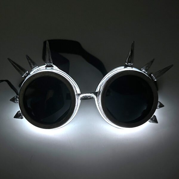 Glow Steampunk Festival Goggles - Image 6