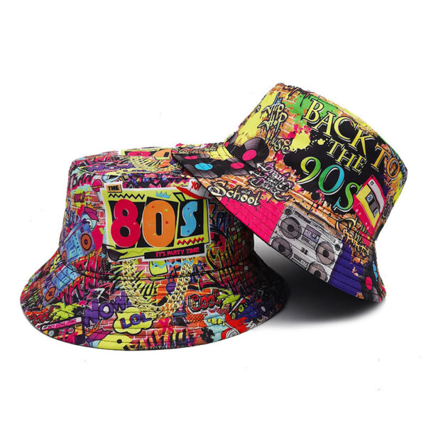 Retro Tape Pattern Hat - Image 3