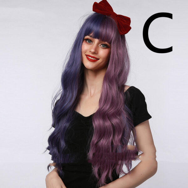 Colored Long Curly Hair Wig - Image 8