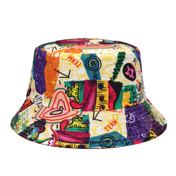 New Cartoon Pattern Double-sided Trendy Outdoor Hat - Image 4