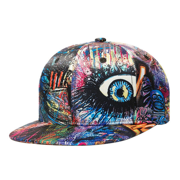 Abstract Graffiti Three-dimensional Pattern Cap - Image 2