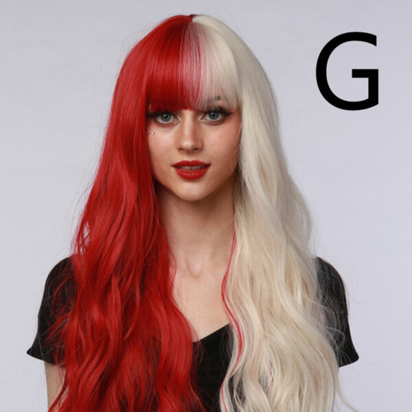 Colored Long Curly Hair Wig - Image 6