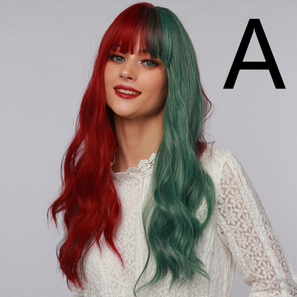 Colored Long Curly Hair Wig - Image 7