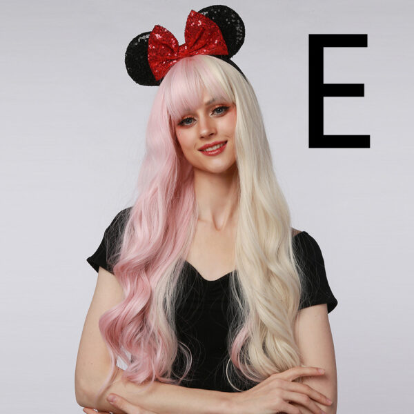 Colored Long Curly Hair Wig - Image 2