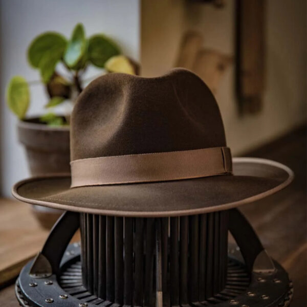 Soft Woollen Sunshade Ribbon Decoration Top Hat - Image 2
