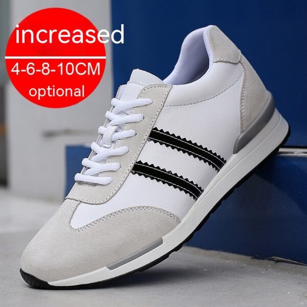 Breathable Casual Skateboard Shoes Trendy White Shoes Sports - Image 4
